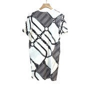 Pre-owned Hermes White Coaching Remix Long T-shirt in Cotton - photo 2