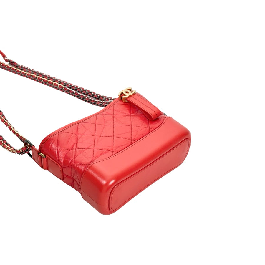 Chanel Gabrielle Small Bag Orange Red