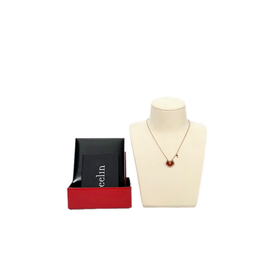 Qeelin Red Yu Yi Necklace