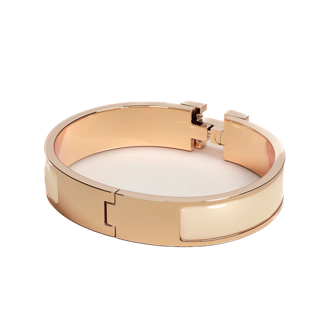 Hermes H Clic Bracelet PM Creme