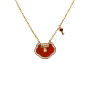 Qeelin Red Yu Yi Necklace