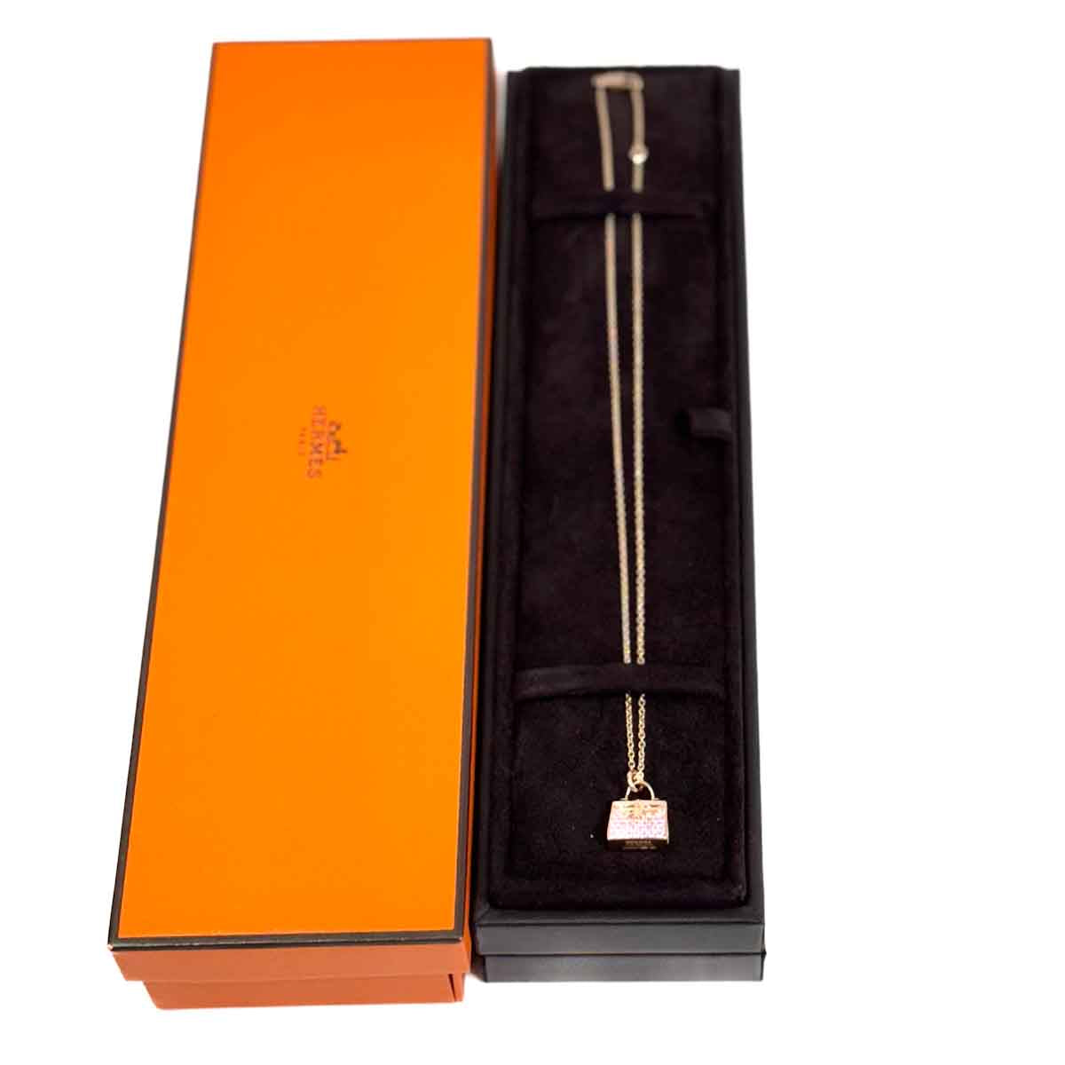 Hermes Amulettes Kelly Pink Sapphire