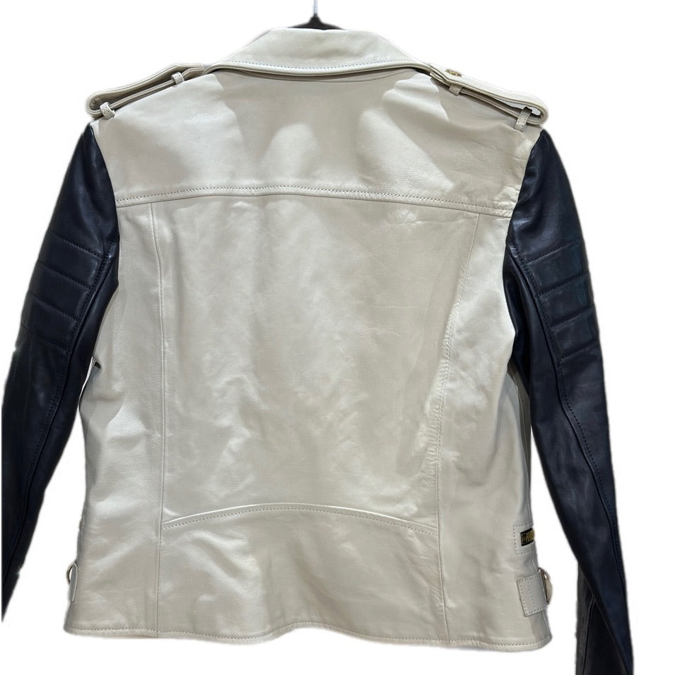 Bally Leather Biker Jacket