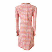 Chanel 19C Fantasy Pink Tweed Dress #36