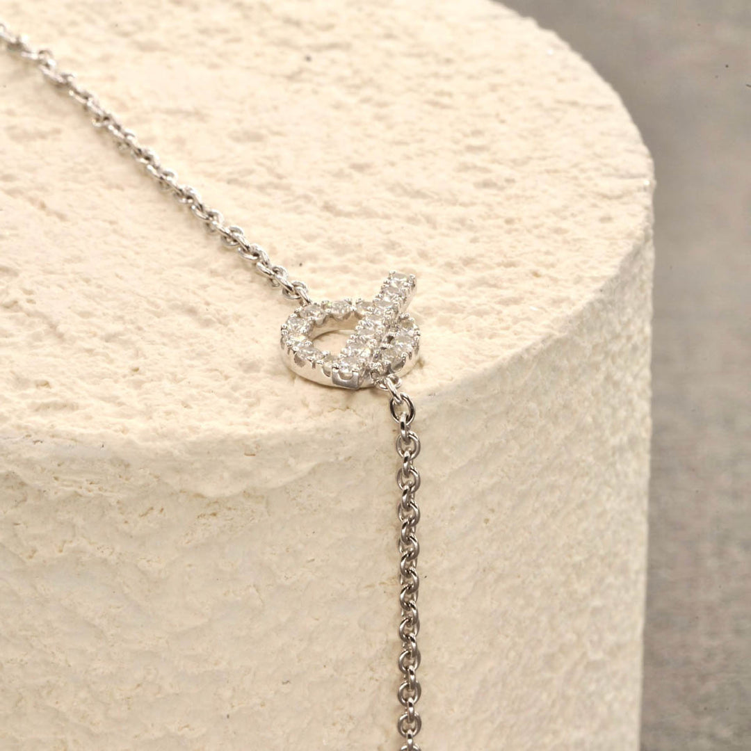 Hermes Diamond White Gold  Finesse Bracelet