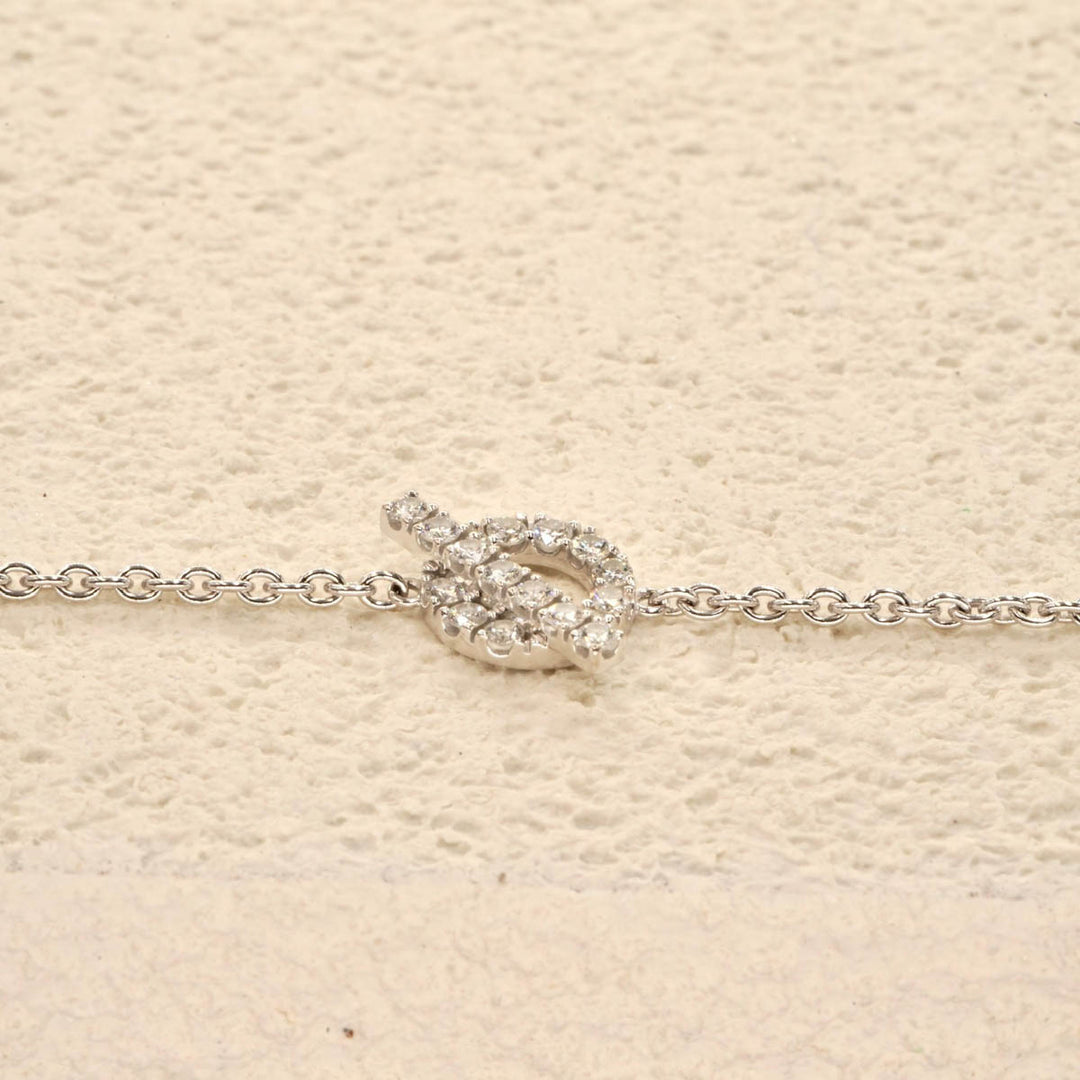 Hermes Diamond White Gold  Finesse Bracelet