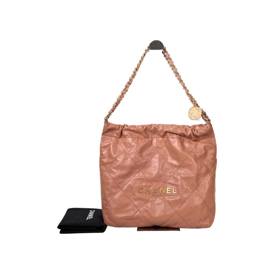 Chanel 22 Small Carmel Color Bag