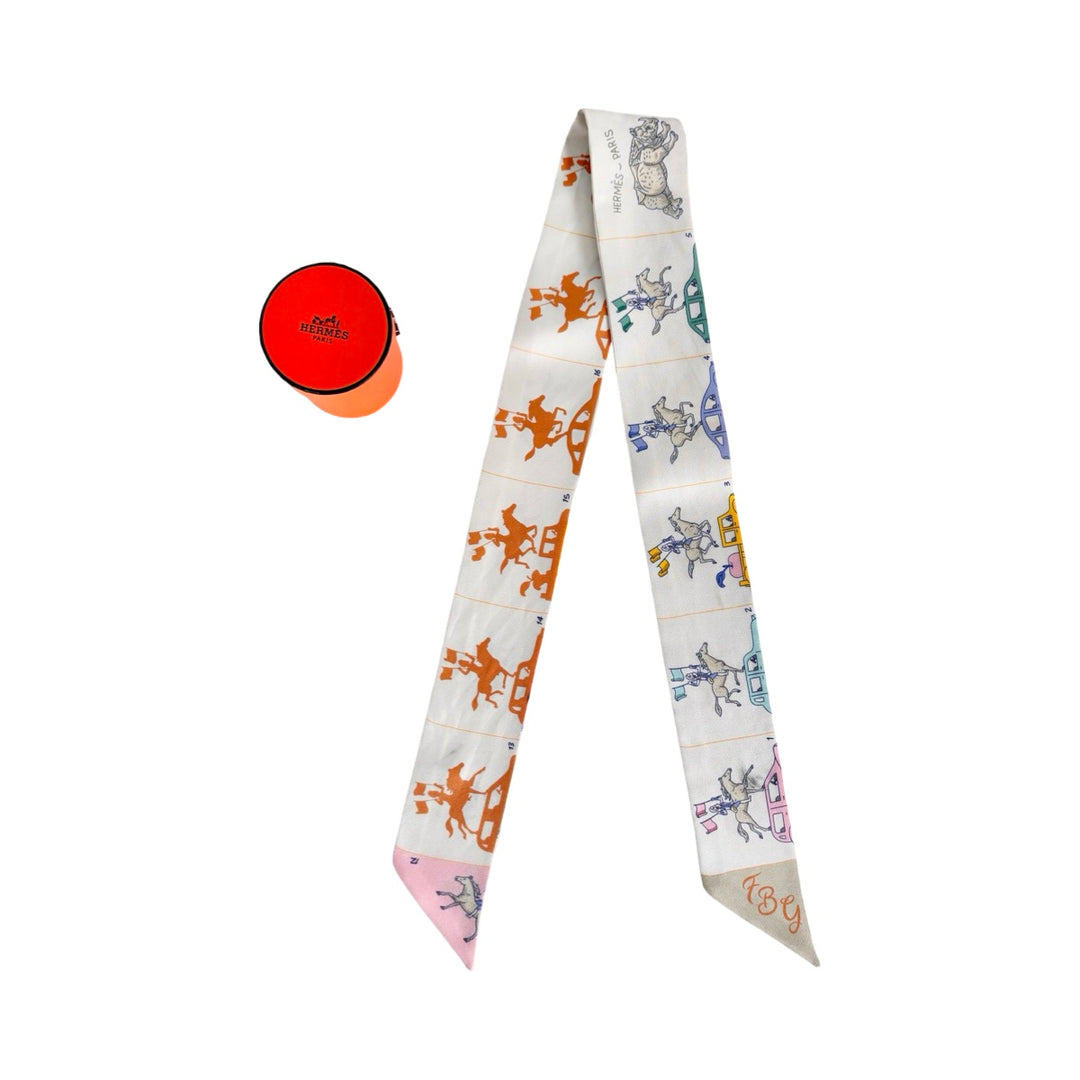 Hermes Silk Twilly Used