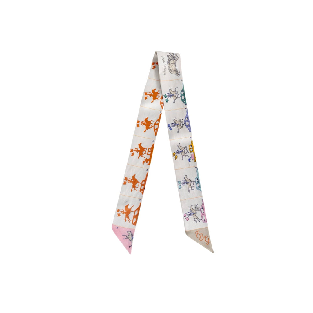 Hermes Silk Twilly Used