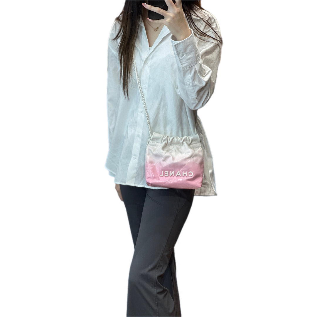 Chanel 22 Mini Pink/White Bag