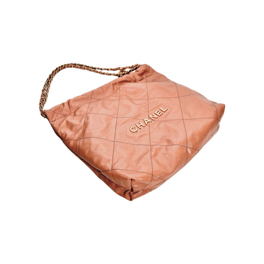 Chanel 22 Small Carmel Color Bag