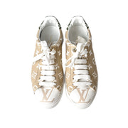 Louis Vuitton  Leather Low Top Sneakers Shoes #37.5