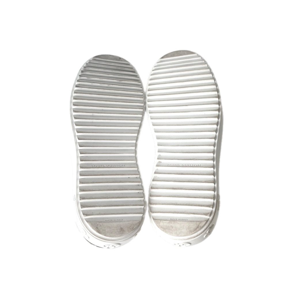 Louis Vuitton  Leather Low Top Sneakers Shoes #37.5