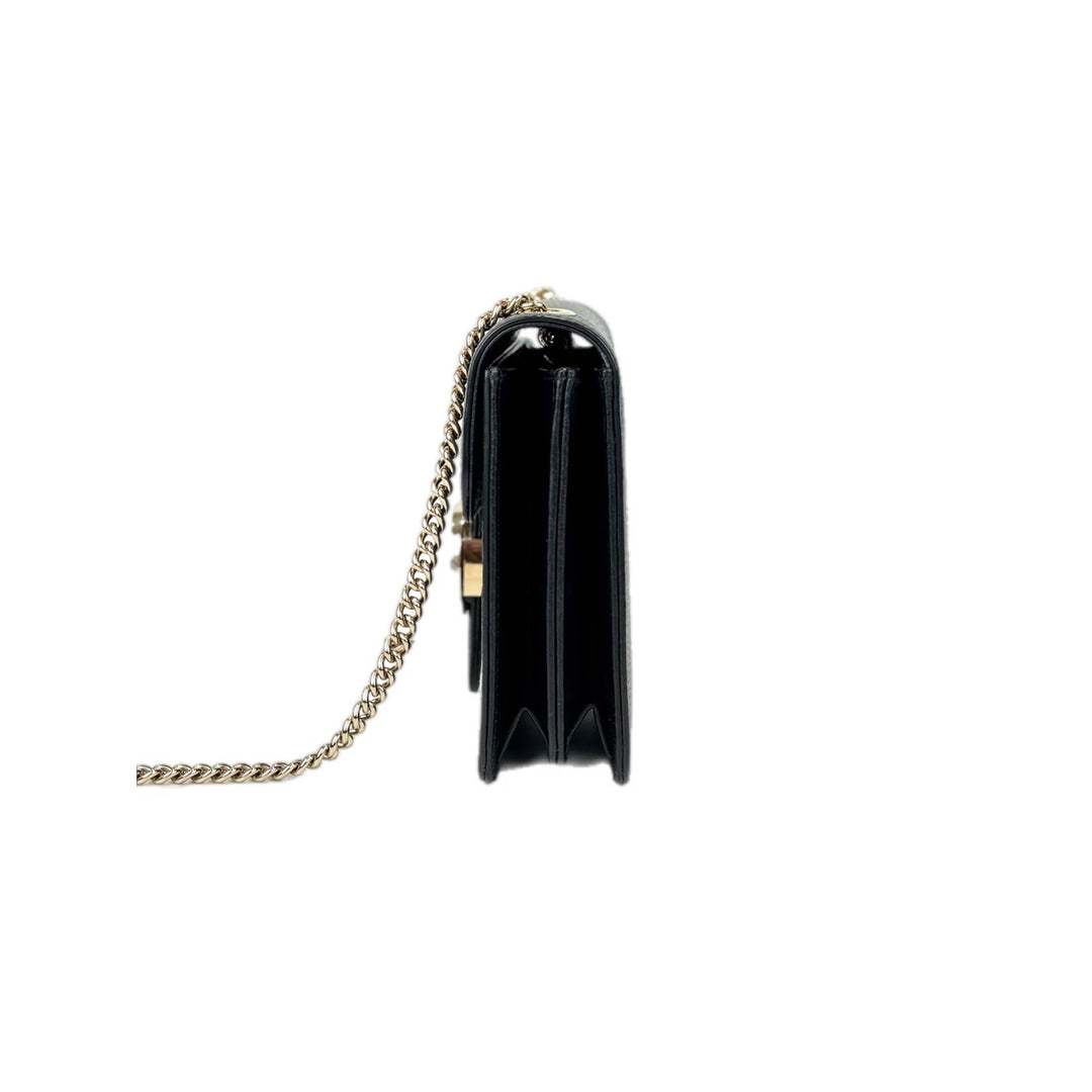 Gucci Black G buckle Chain Bag