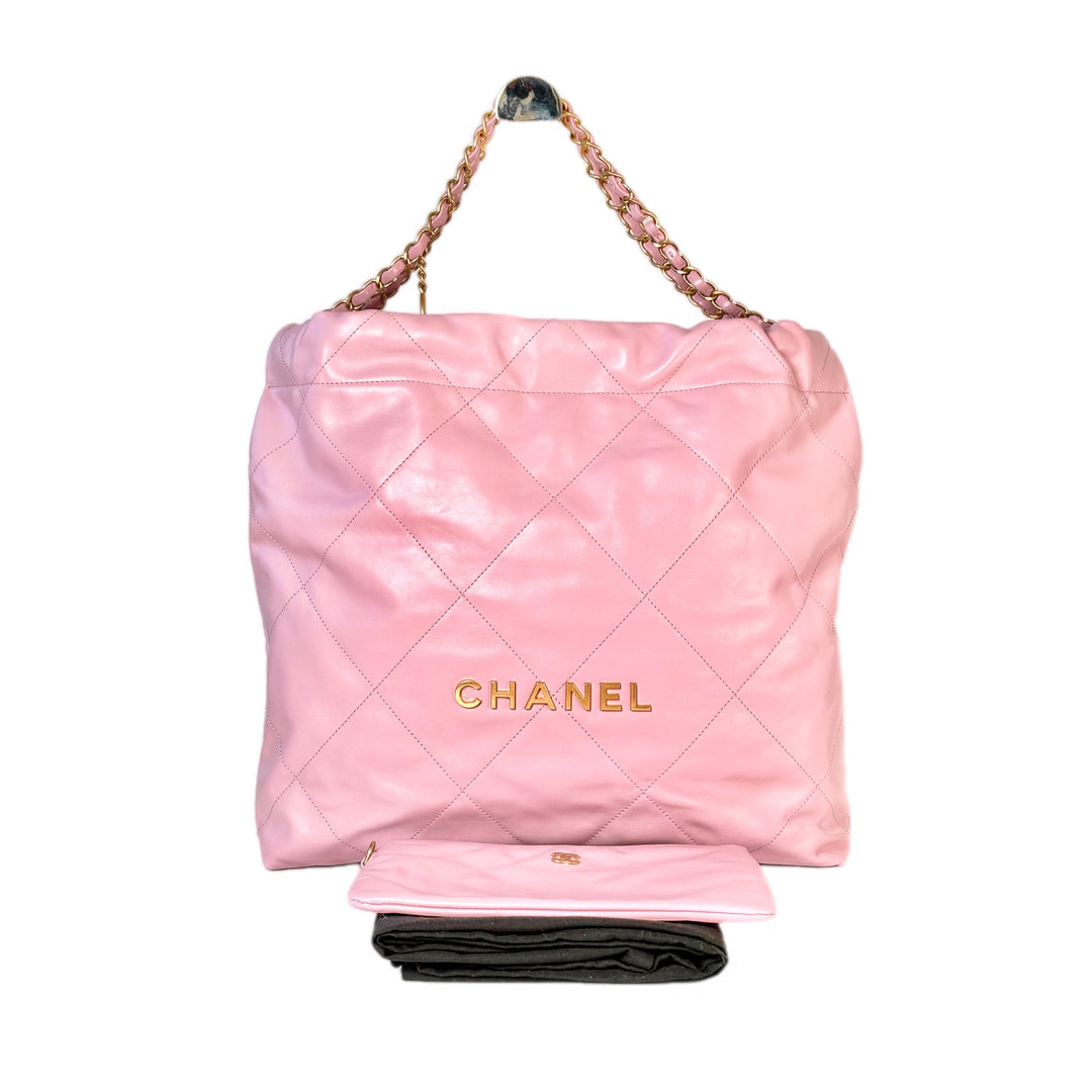 Chanel 22 Pink Med Bag