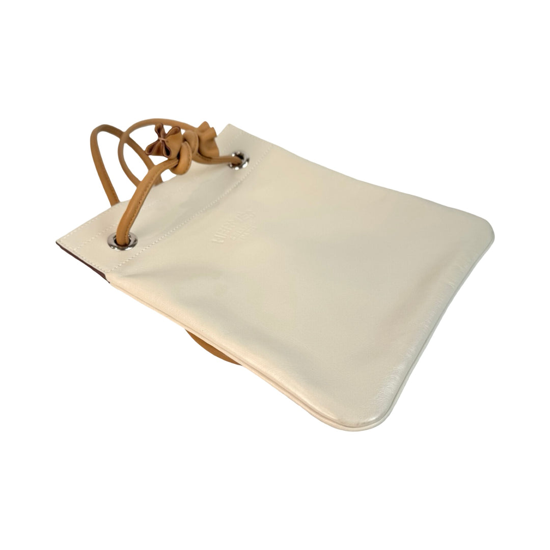 Pre-owned Hermes Aline Bag Swift Craie - photo 7