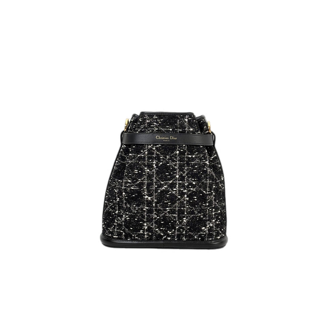 Dior Black Bucket Tote Bag