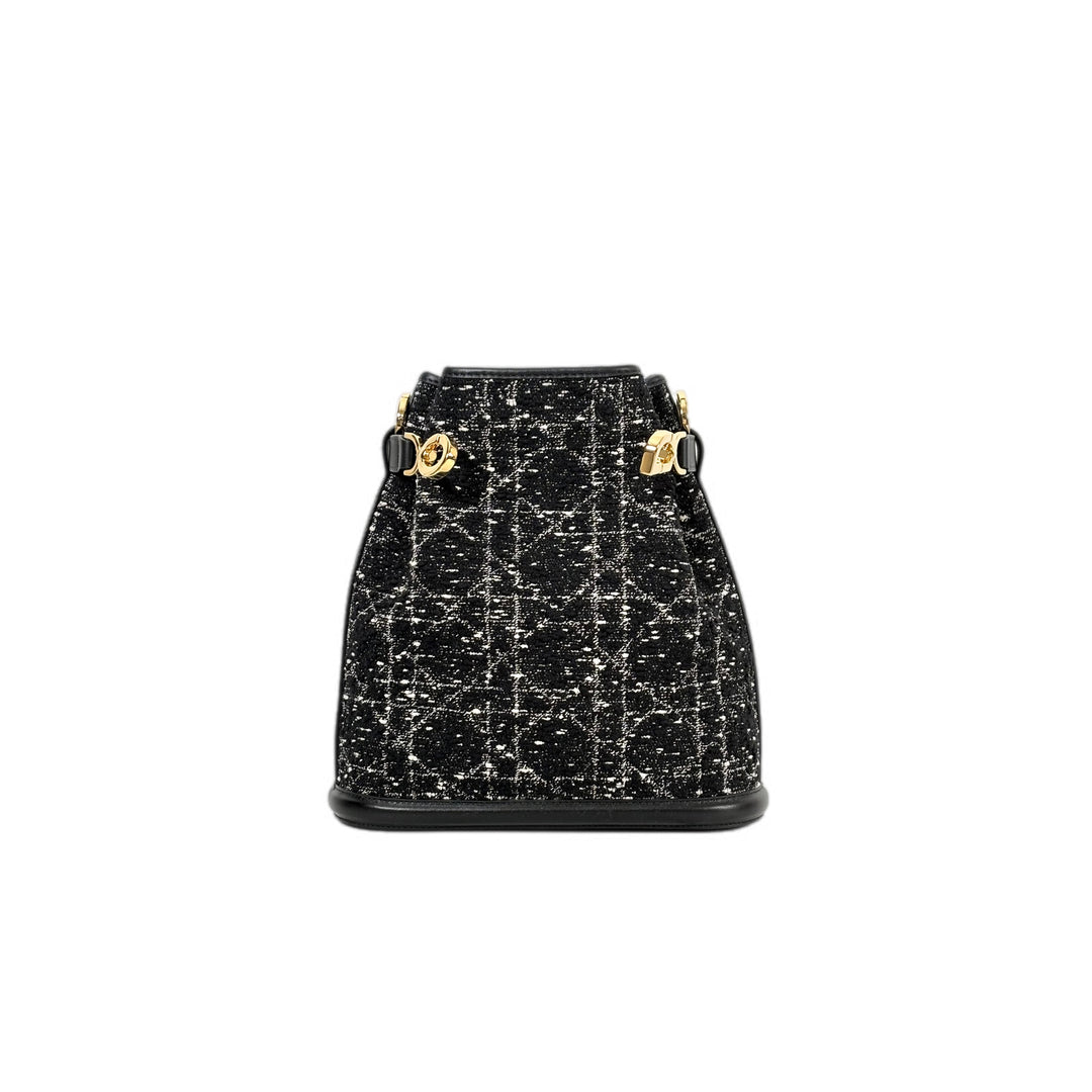 Dior Black Bucket Tote Bag