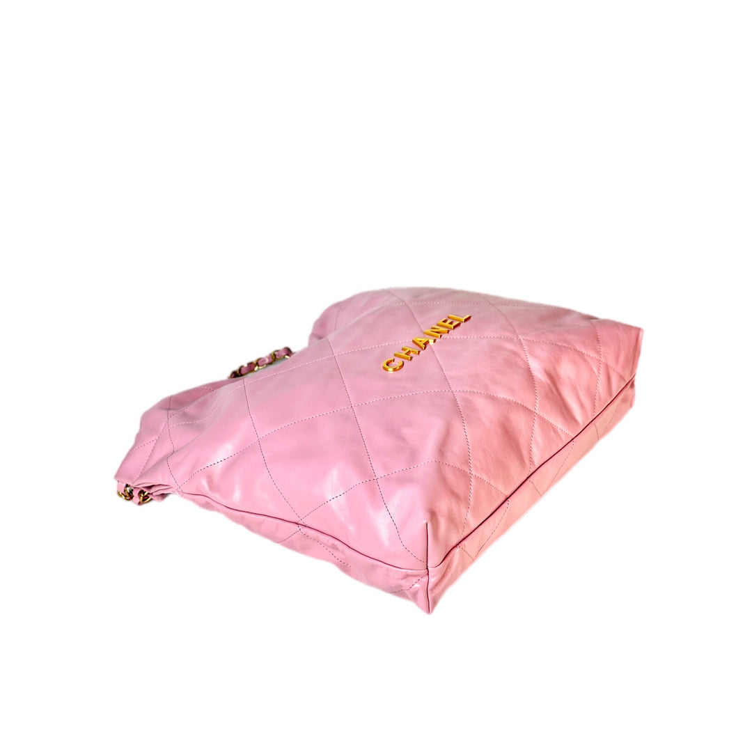Chanel 22 Pink Med Bag
