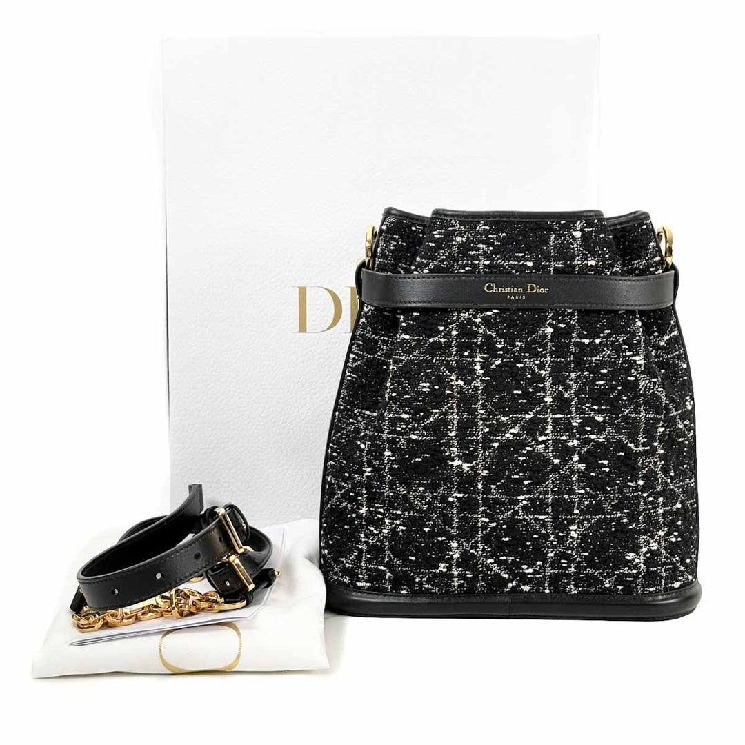 Dior Black Bucket Tote Bag