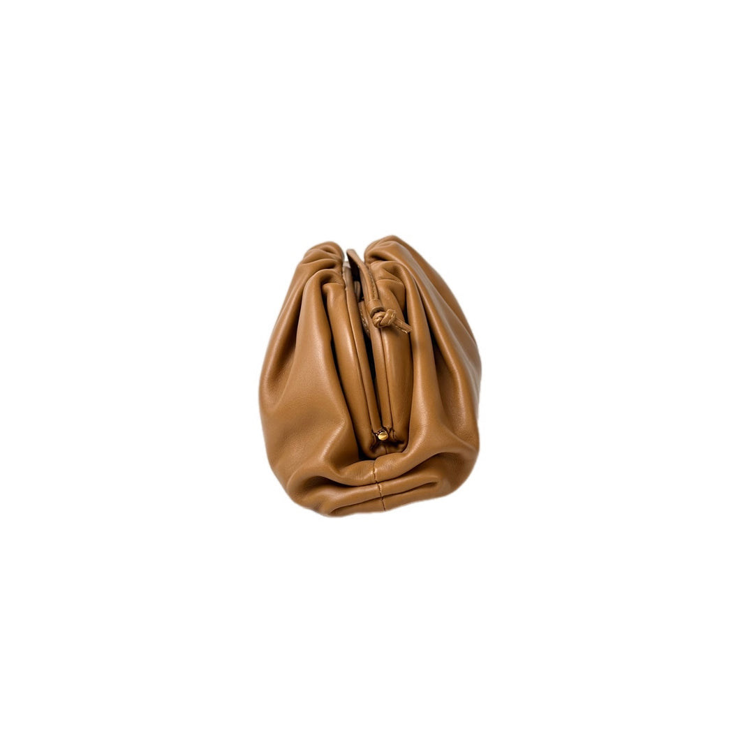 Bottega Veneta Gold The Mini Pouch Bag