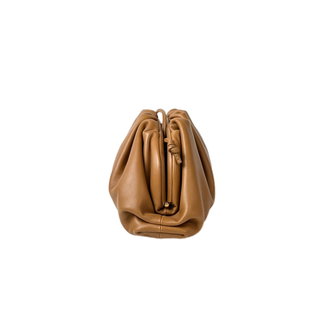 Bottega Veneta Gold The Mini Pouch Bag