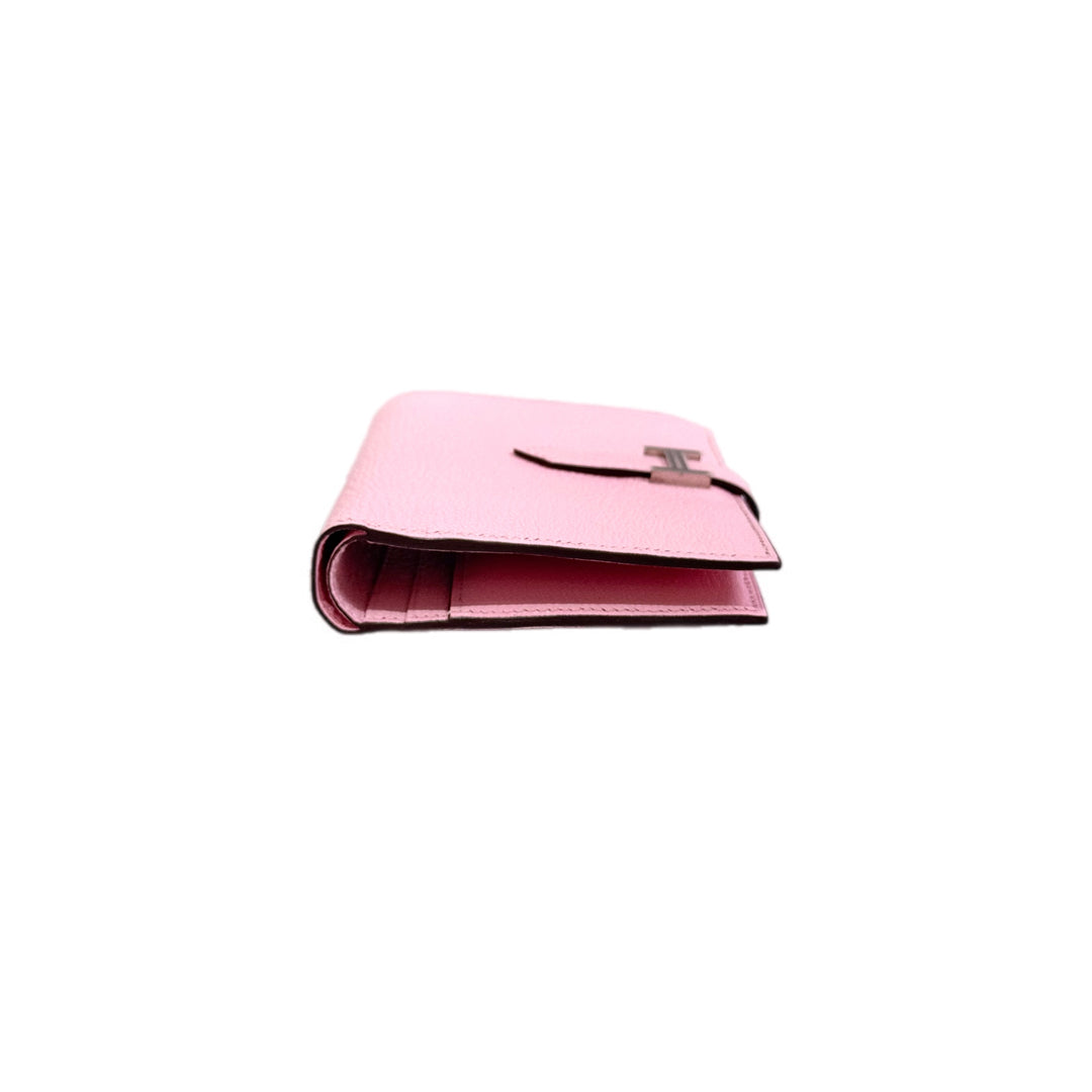 Hermes Short Wallet Bearn 3Q Rose Sakura