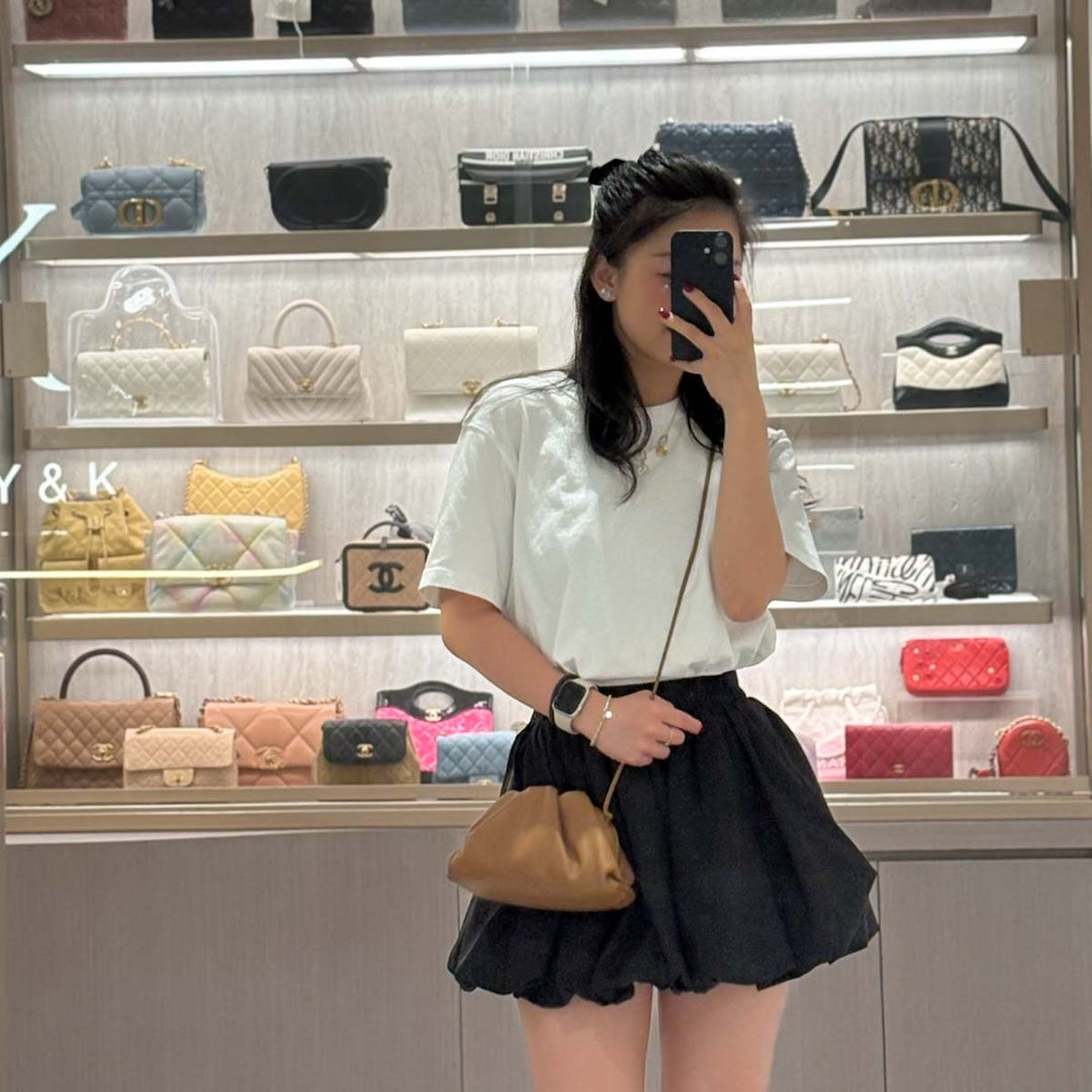 Bottega Veneta Gold The Mini Pouch Bag