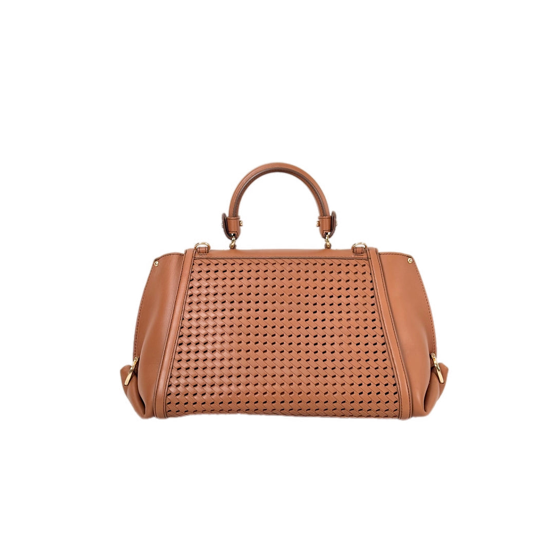 Ferragamo Brown Leather Hand Bag