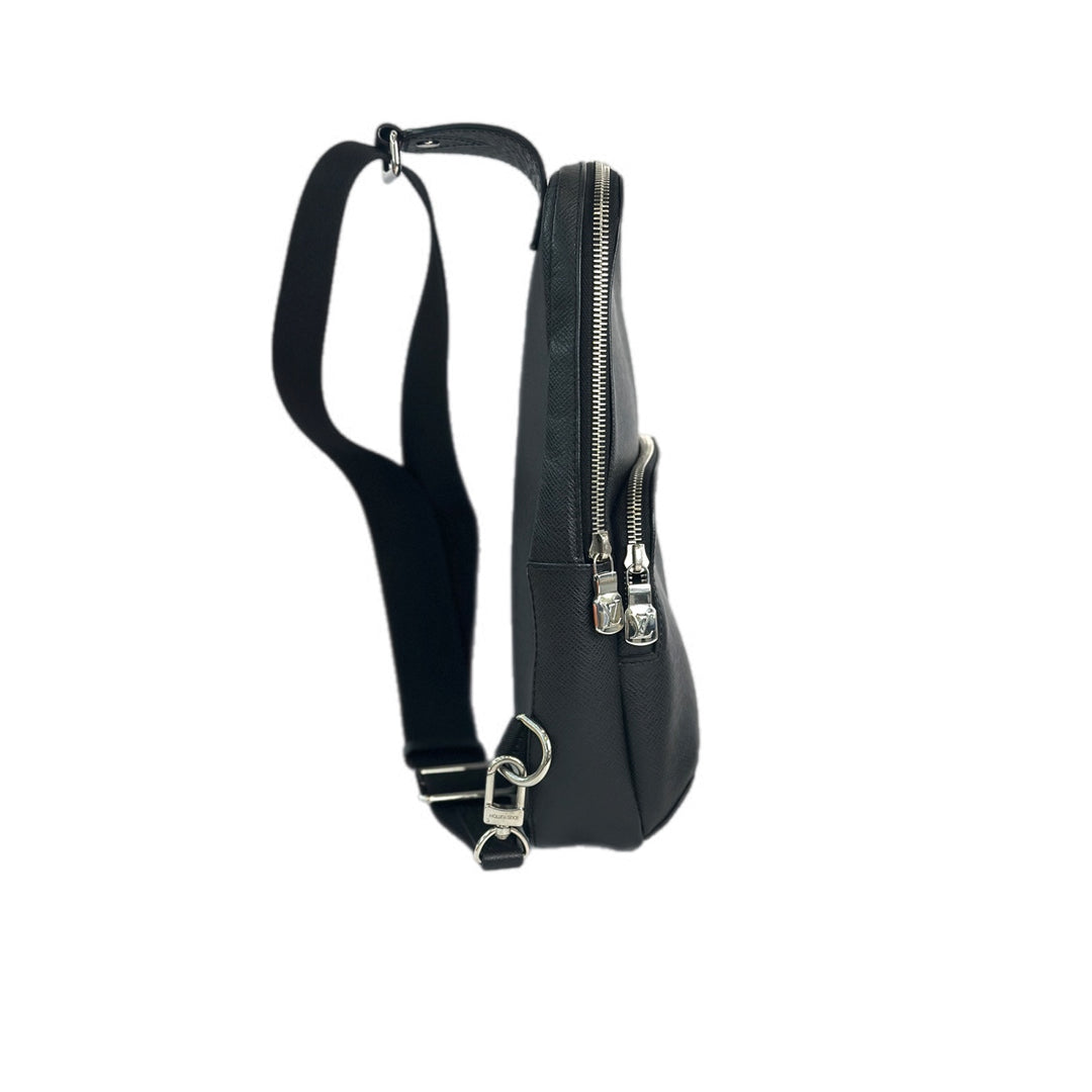 Louis Vuitton Black Taiga Avenue Sling Bag