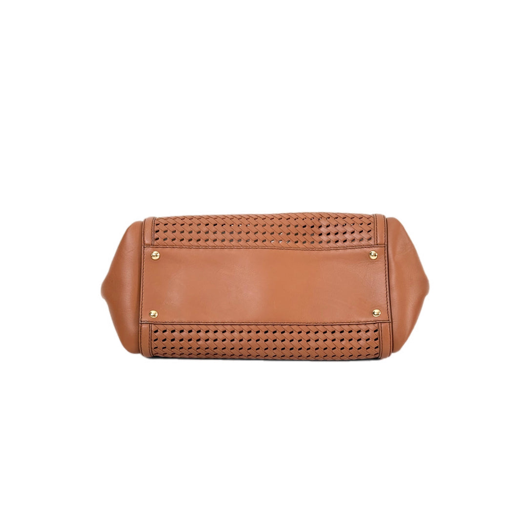 Ferragamo Brown Leather Hand Bag