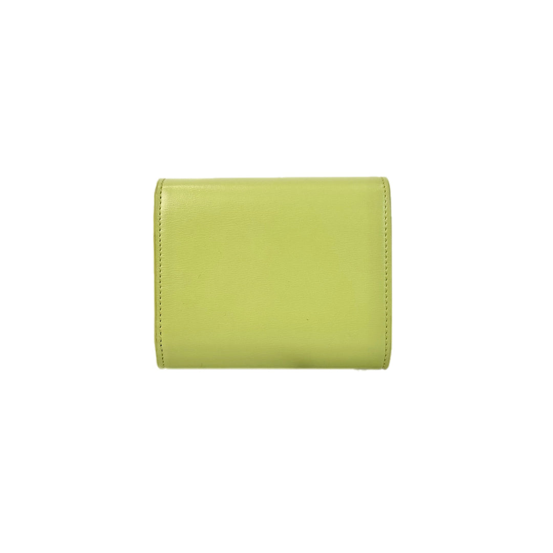 Celine Triomphe Wallet Green