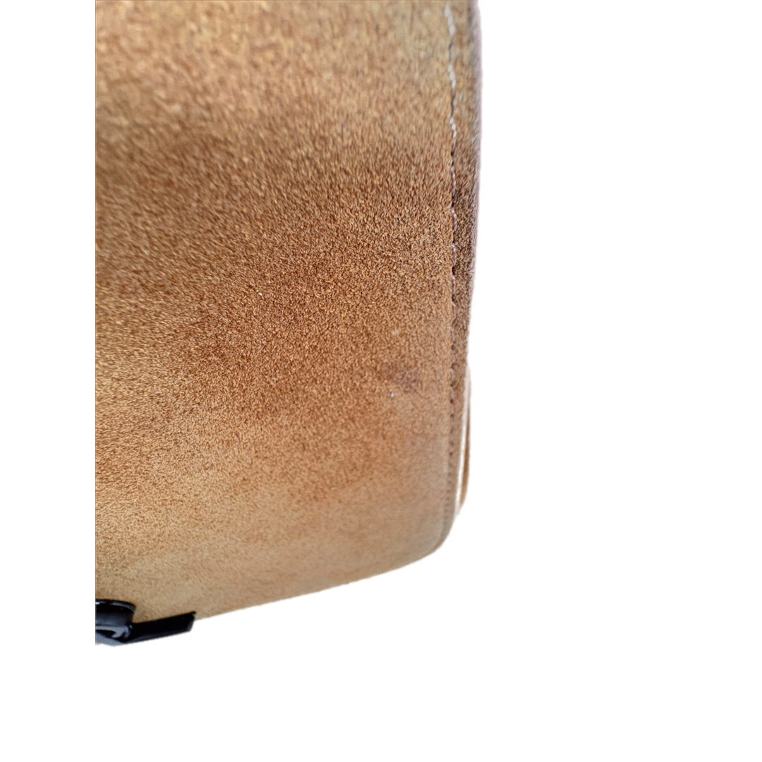YSL Suede Spontini Brown Bag