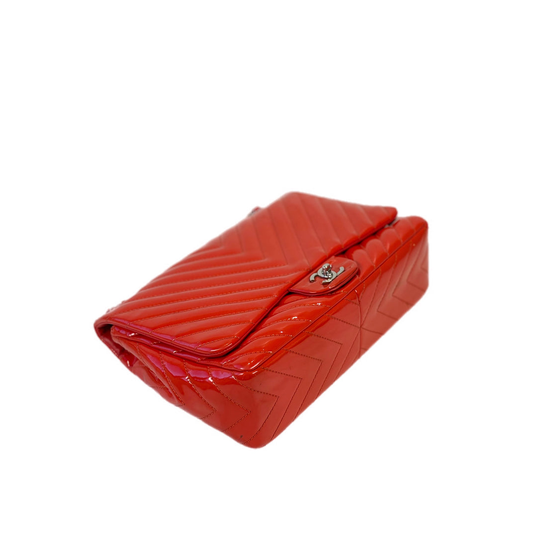 Chanel Classic Flap Jumbo Orange