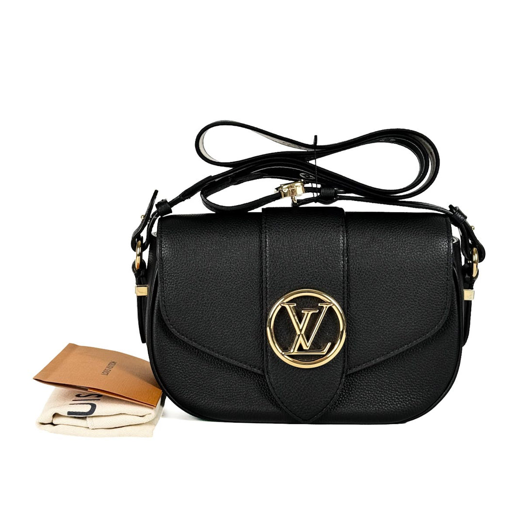 Louis Vuitton LV Pont 9 Bag Black Calfskin