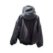Balenciaga Hooded Bomber Jacket Black #38