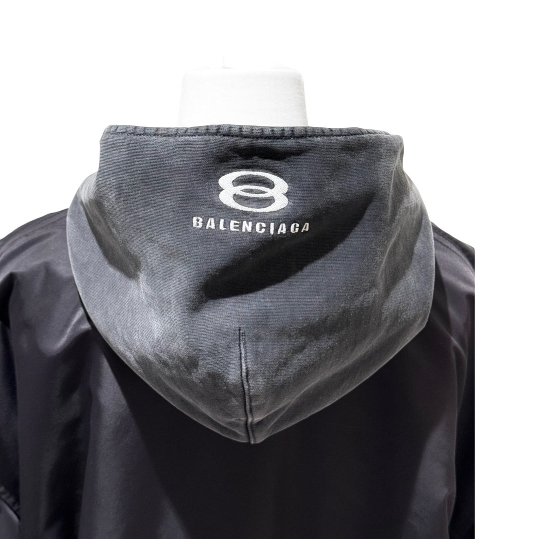 Balenciaga Hooded Bomber Jacket Black #38