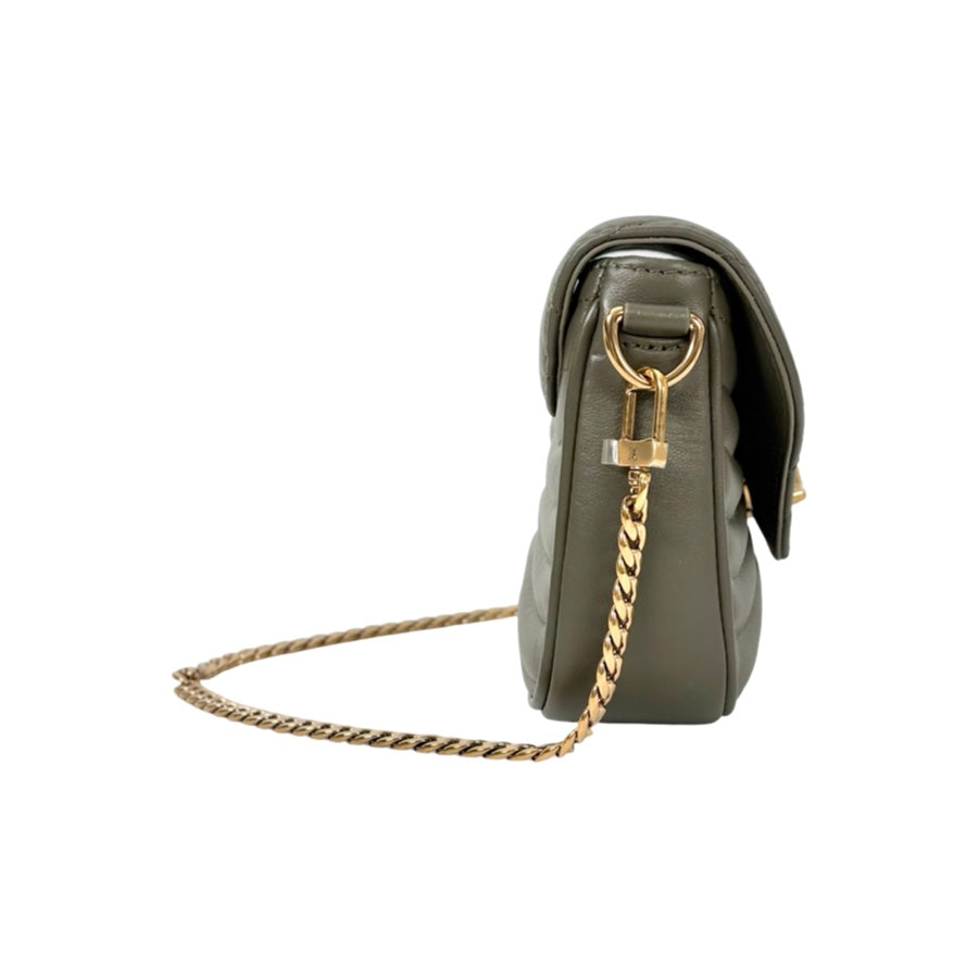 Louis Vuitton Green New Wave Calfskin Multi Pochette Bag