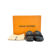 Louis Vuitton Checkered Black Men loafers #5.5 shoes