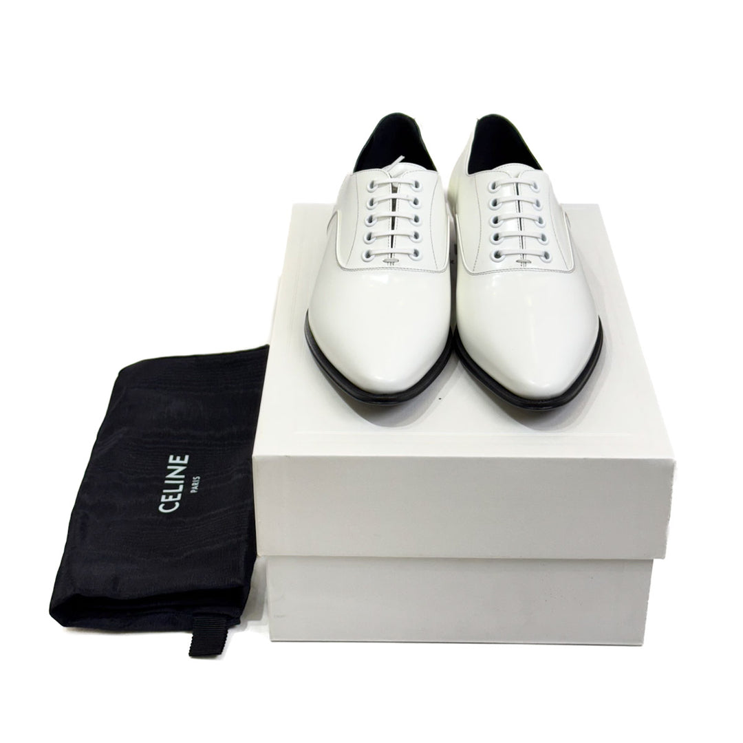 Celine White Leather Shoes #35