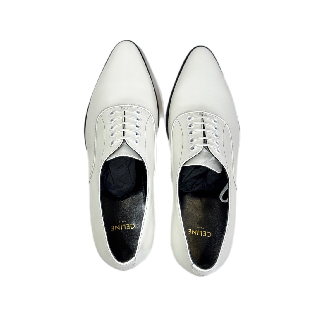 Celine White Leather Shoes #35