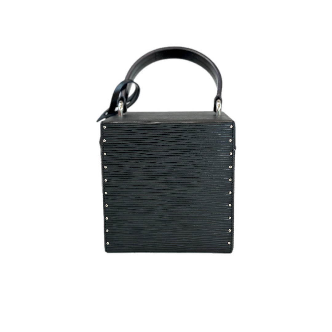 Louis Vuitton Black Epi Bleecker Box Bag