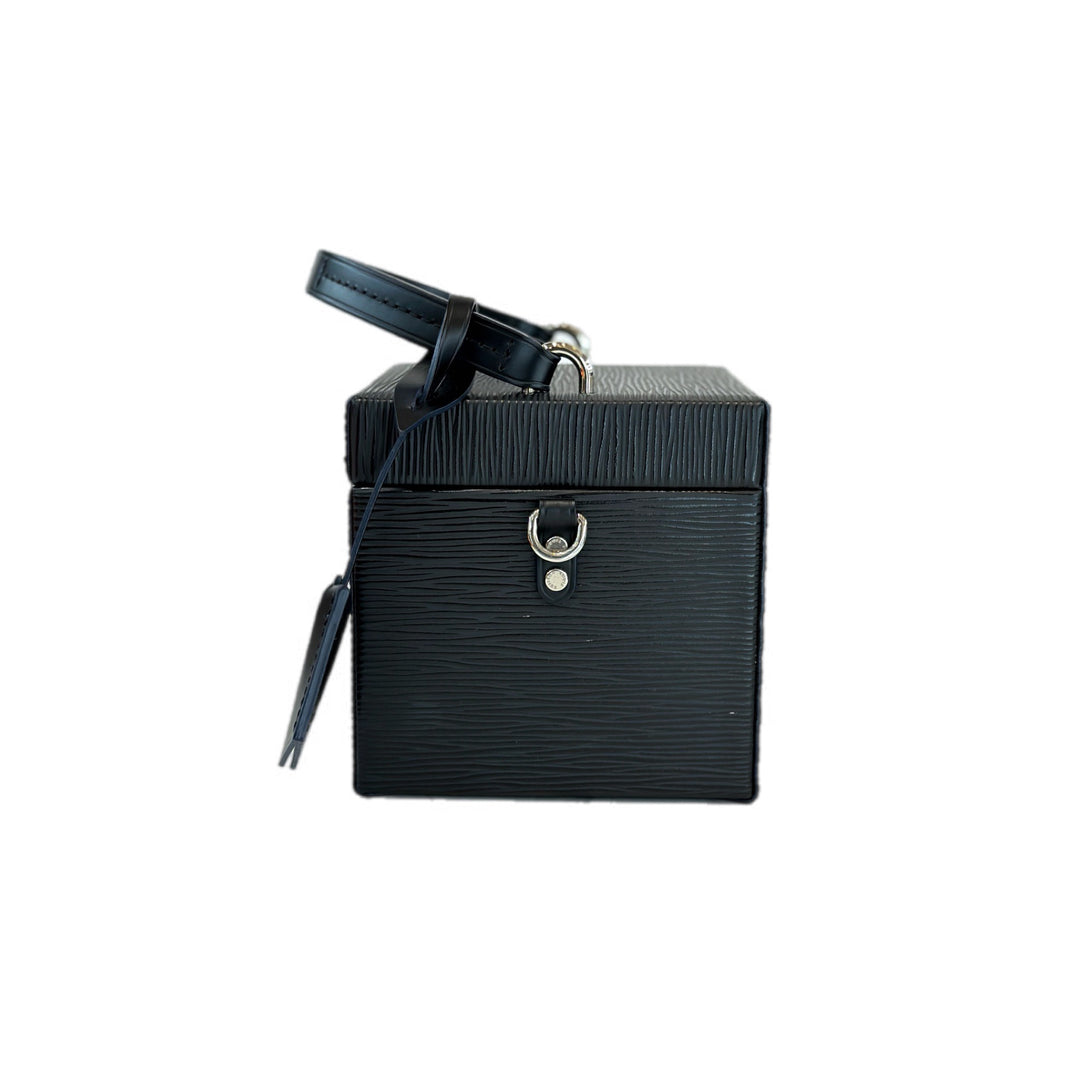 Louis Vuitton Black Epi Bleecker Box Bag