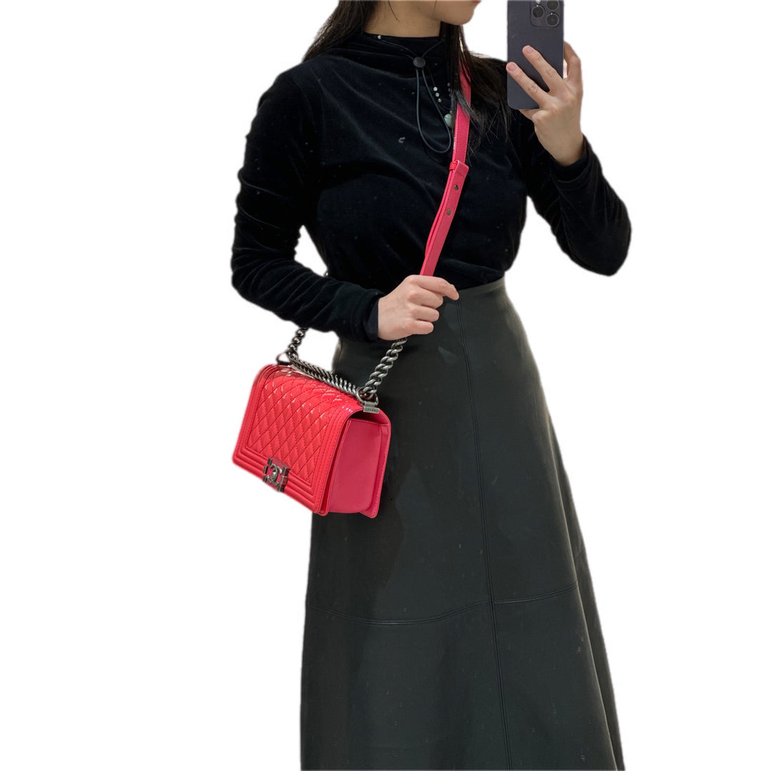 Chanel Pink  Leboy  Small Bag