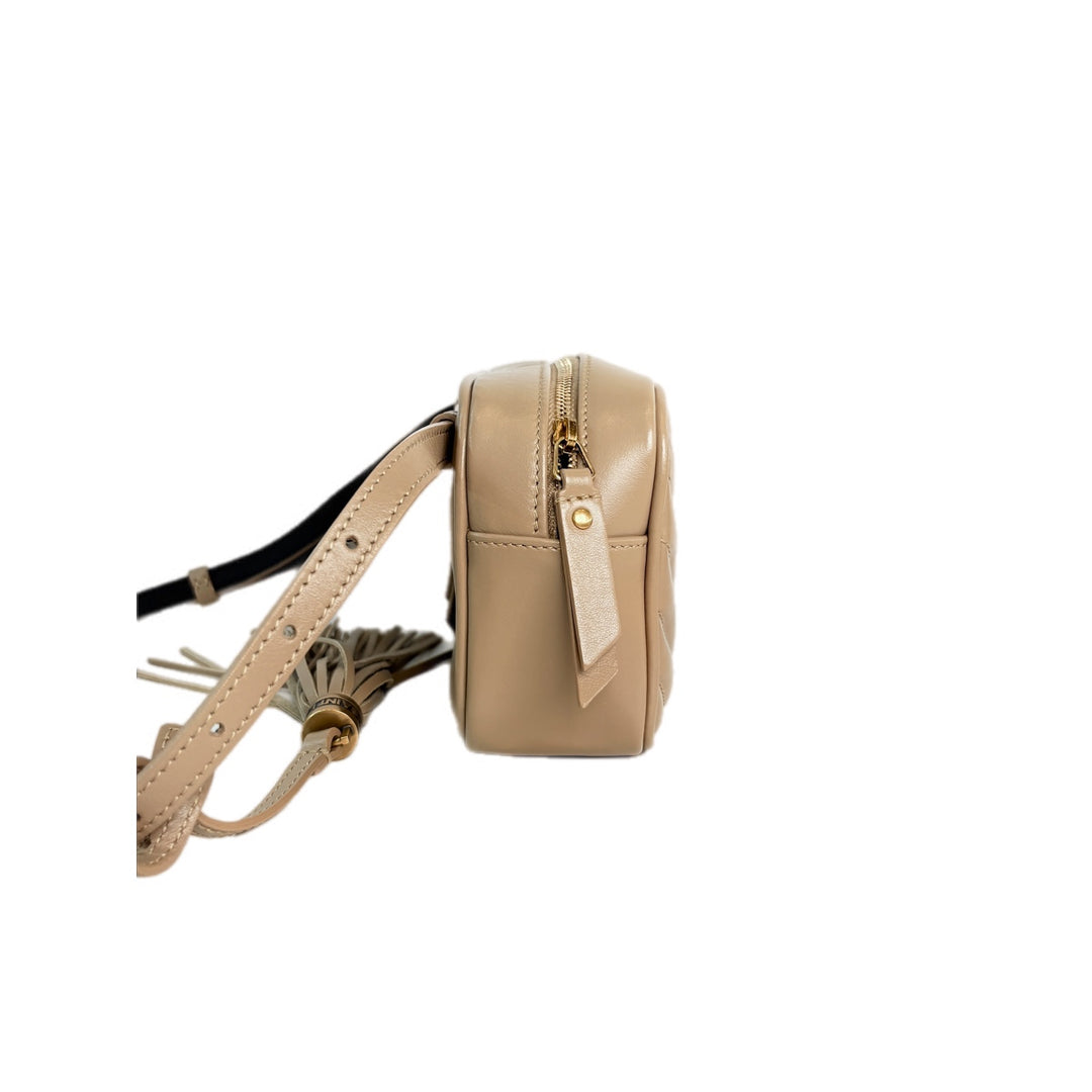 YSL Light Brown Mini Camera Bag