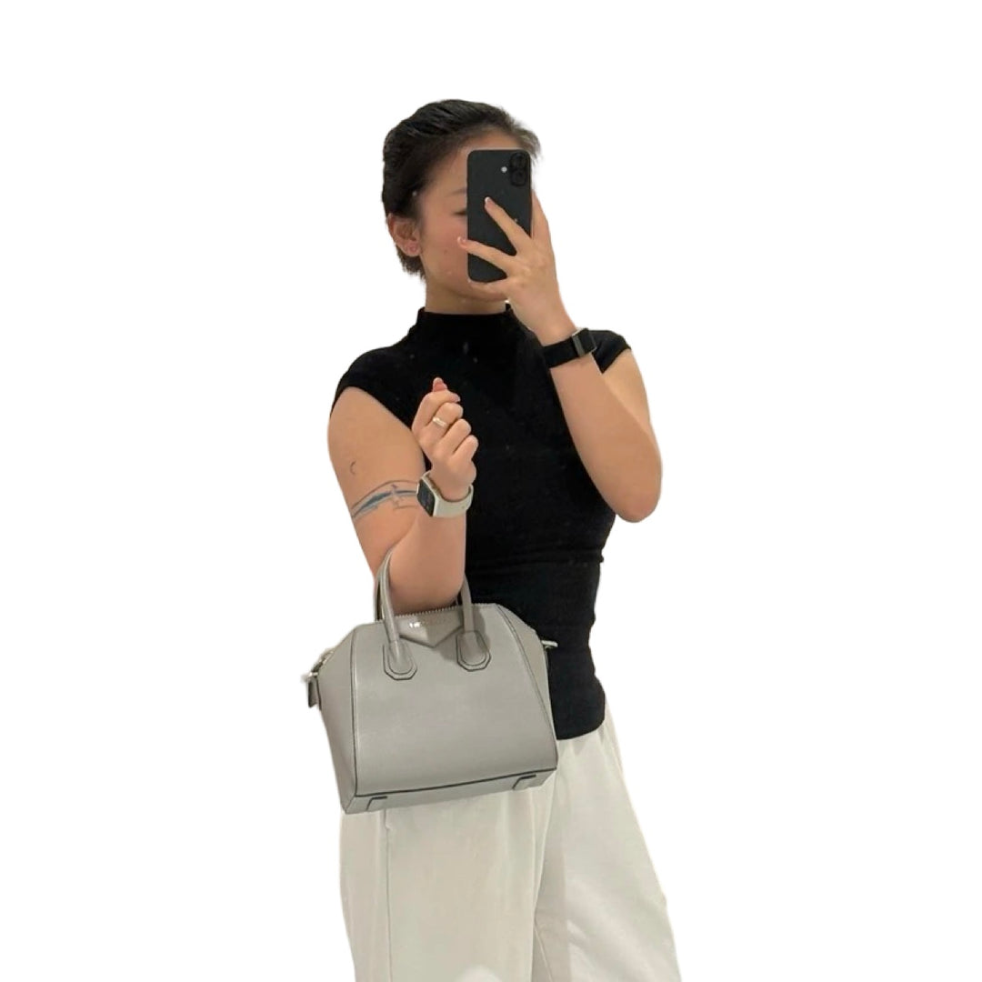 Givenchy Grey Mini Antigona Bag