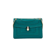 Bvlgari Green Med Serpenti Chain Bag