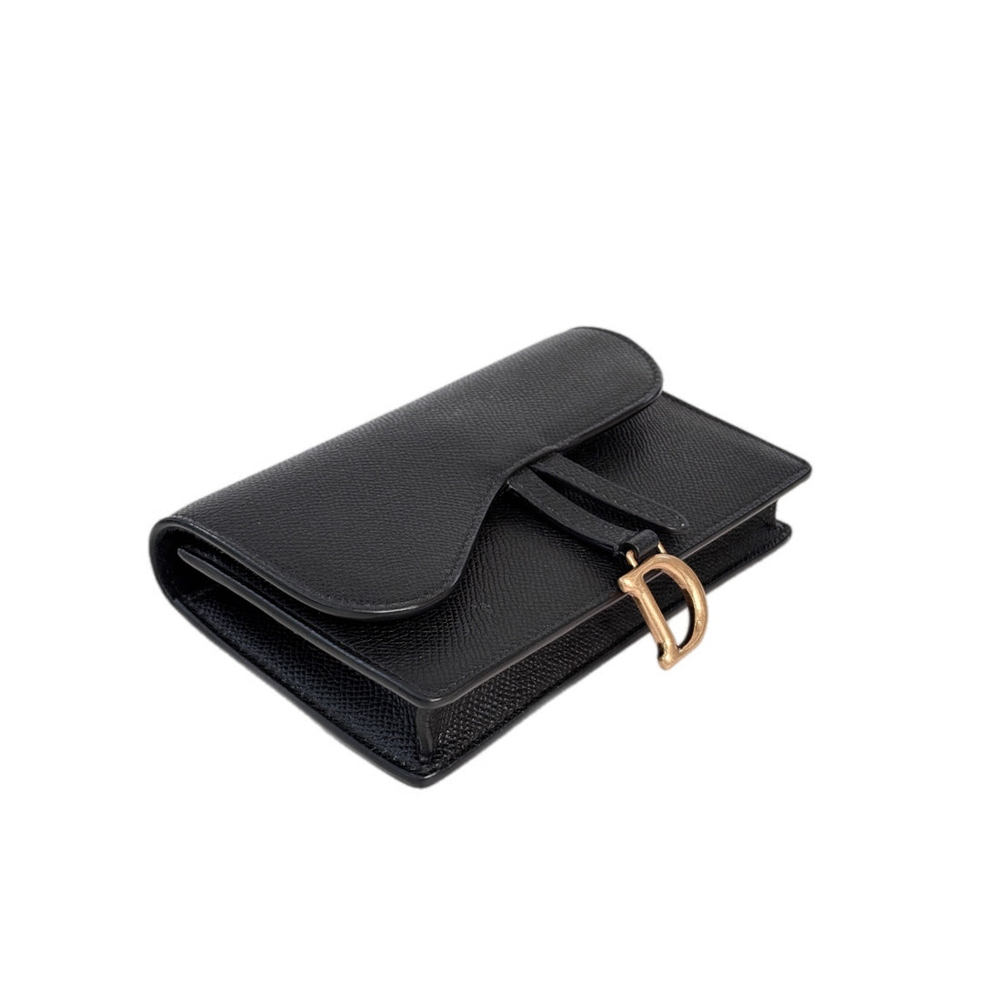 Dior Saddle Pouch Bag Black