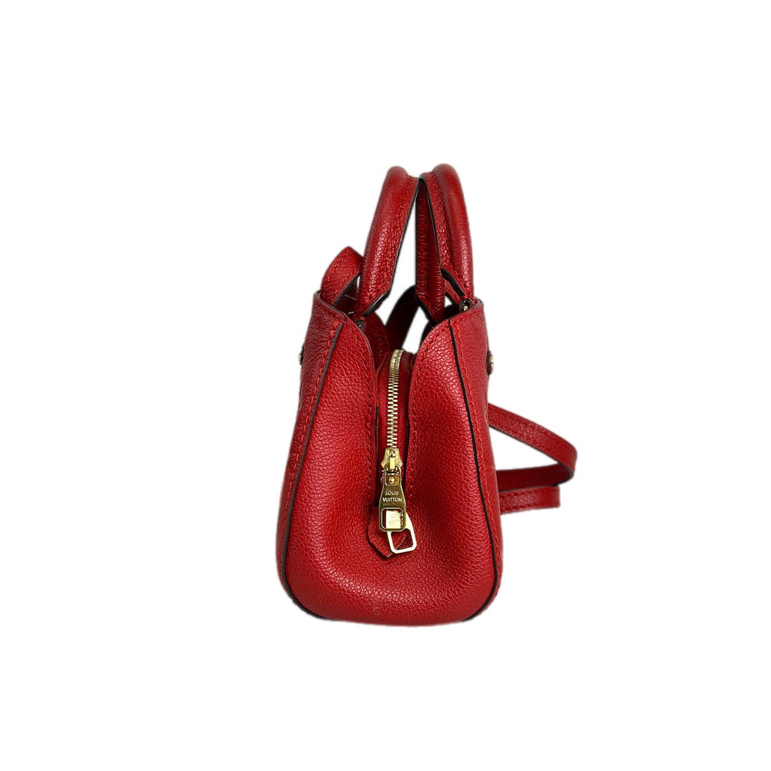 Louis Vuitton Montaigne Mini Red Calfskin