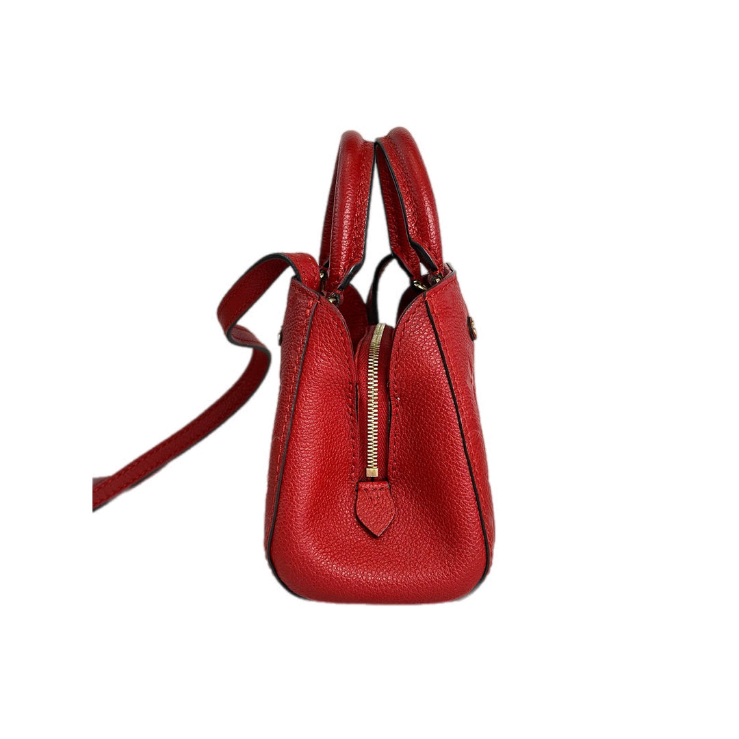 Louis Vuitton Montaigne Mini Red Calfskin